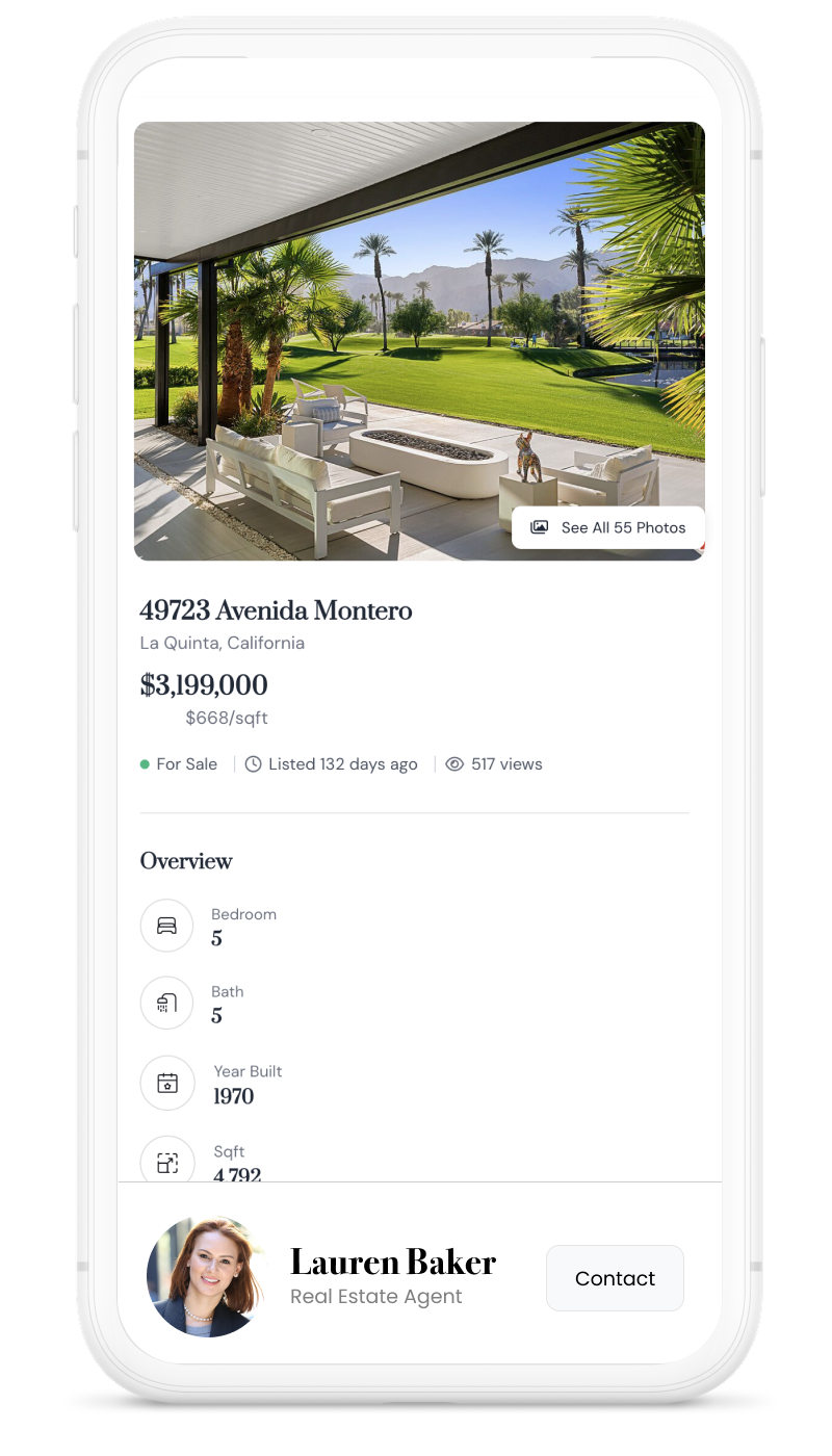 Contact agent on every related listing